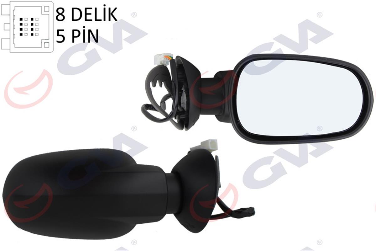 Dış Dikiz Aynası Elektrikli Sağ Logan Bınek 04-07 Vm-6800Ehr