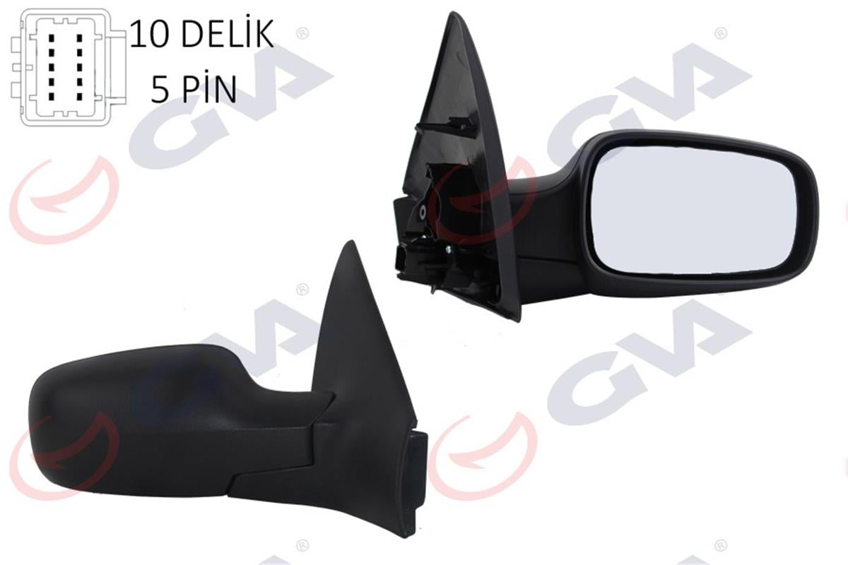 Dış Dikiz Aynası Elektrikli Sağ Megane 2 04 5 Fiş Sensörlü Vm-138Ehsr