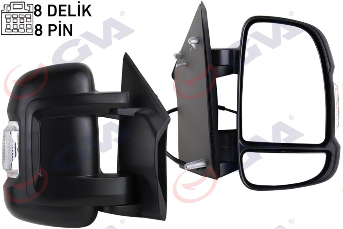 Dış Dikiz Aynası Elektrikli Sinyalli Sağ Ducato-Boxer-Jumper 06 Vm-6201Ehr