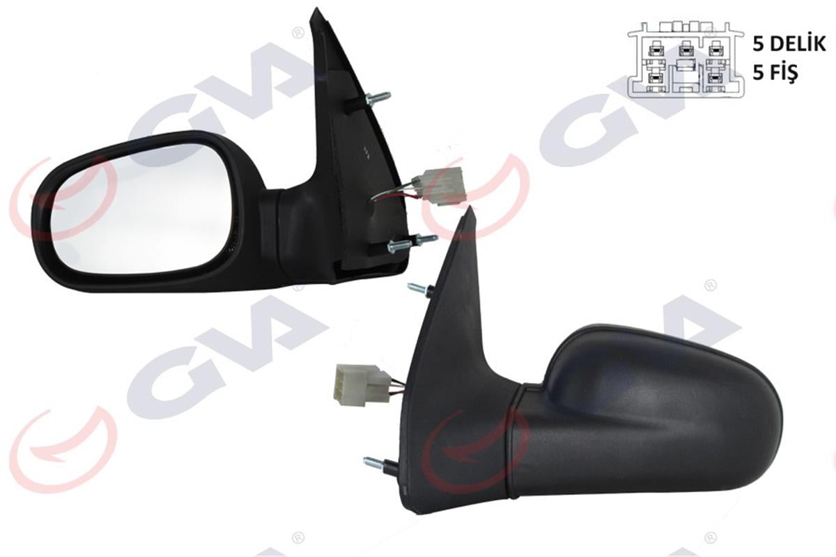 Dış Dikiz Aynası Elektrikli Sol Clio 94-98 Düz Cam Vm-126Ehl