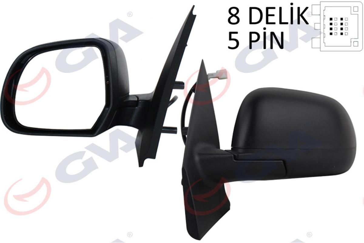 Dış Dikiz Aynası Elektrikli Sol Dacıa Dokker-Lodgy 12 Isıtmalı Sensör Konv Vm-68