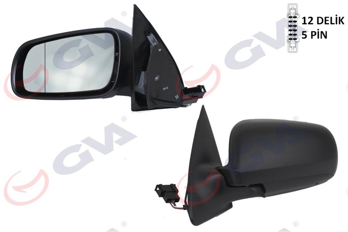 Dış Dikiz Aynası Elektrikli Sol Fabıa 98-04 Vm-604Ehr
