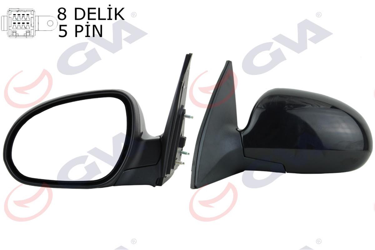 Dış Dikiz Aynası Elektrikli Sol Hyundaı İ30 03-07 Isıtmalı Astarlı Asferikli Cam