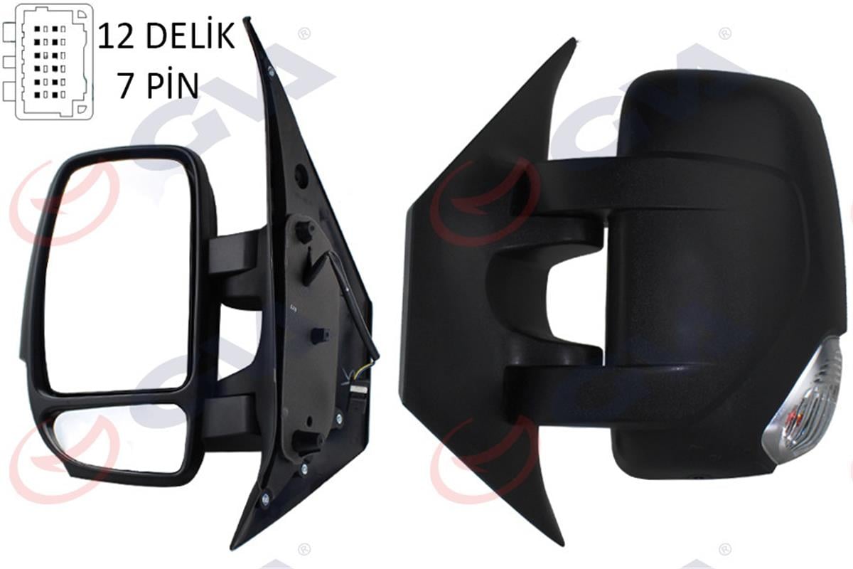 Dış Dikiz Aynası Elektrikli Sol Master 3--Movano 10 Sinyalli Isıtmalı Konveks V