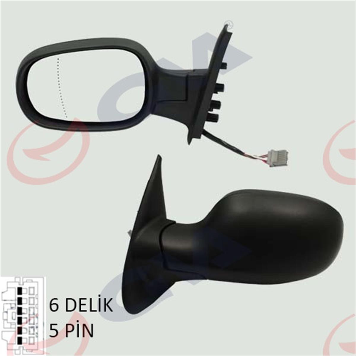 Dış Dikiz Aynası Elektrikli Sol Nıssan Miç Ra 03-08 Asferikli Vm-222 Ehal