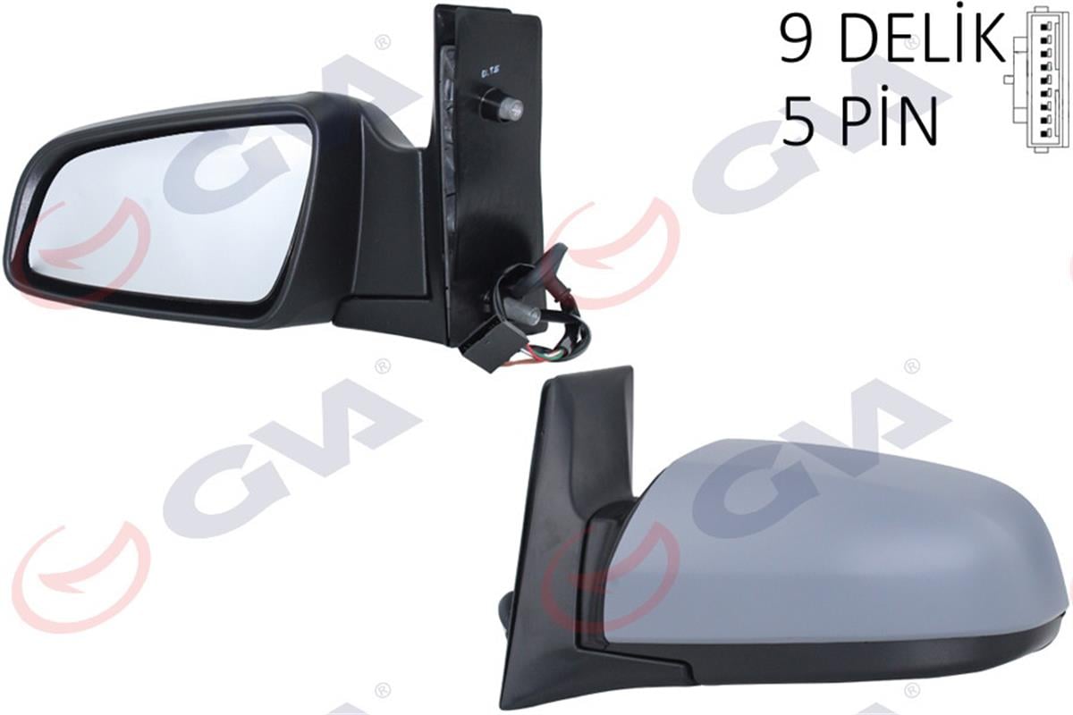 Dış Dikiz Aynası Elektrikli Sol Zafıra 05 Vm-6169Ehpal