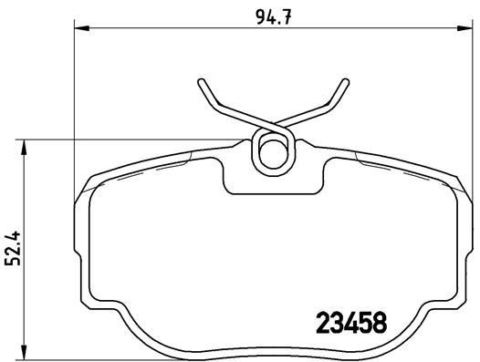 Land Rover Discovery II Range Rover II Arka Fren Balatası BREMBO