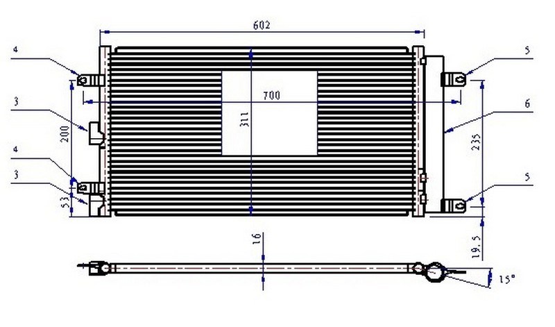 Fiat Doblo Klima Kondenseri ORIS