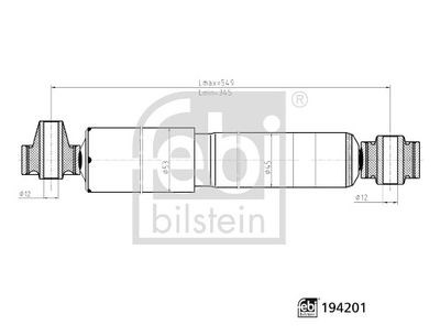 Fiat Doblo 3 Arka Amortisör FEBI