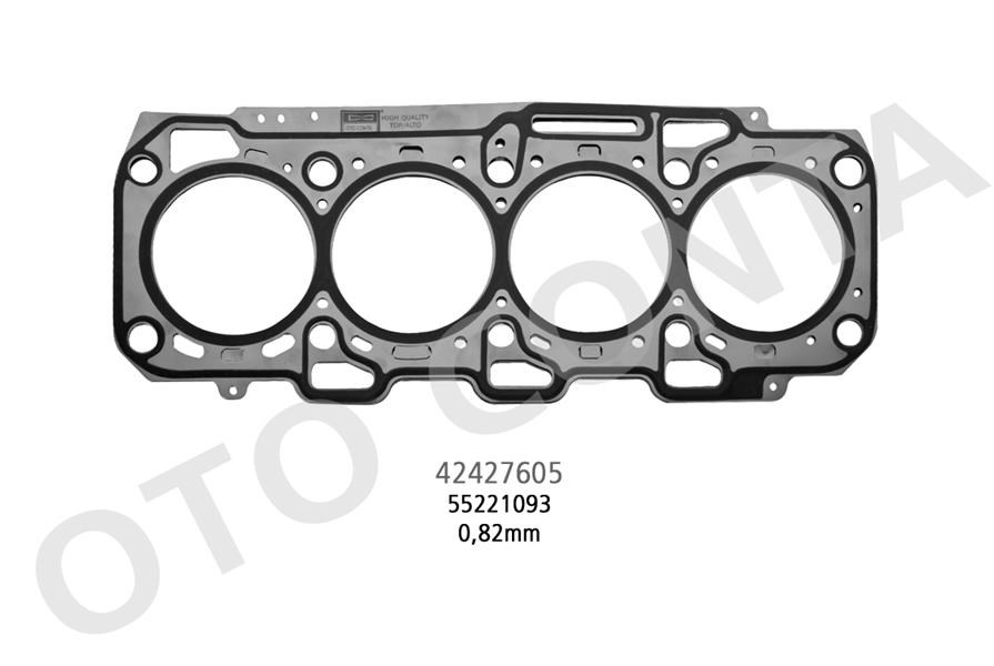 Fiat Doblo Silindir Kapak Contası 0.82mm 1.6D MTJ OTOCONTA
