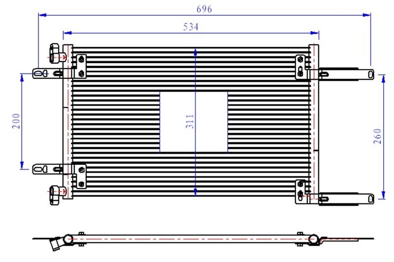 Fiat Doblo Klima Kondenseri ORIS