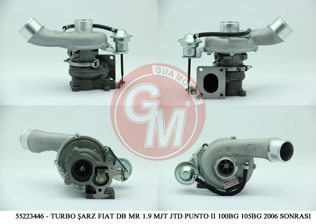 Fiat Doblo Maria 1.9 MJT JTD Punto II Stilo 100BG 105BG 2006 Sonrası Turbo Şarj GUA