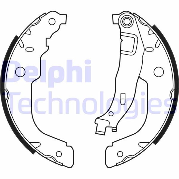 Citroen DS3 Arka Fren Pabucu DELPHI