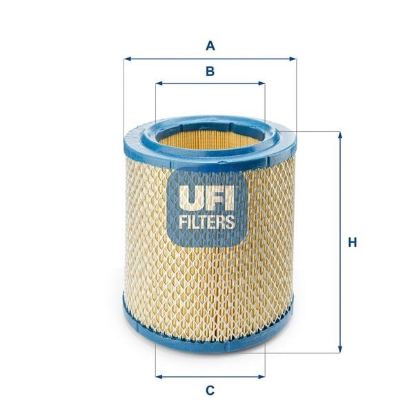Fiat Ducato Hava Filtresi [Kısa Tip] UFI