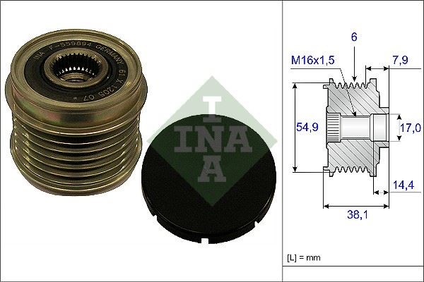 Fiat Ducato Citroen Jumper Peugeot Boxer Alternatör Kasnağı Rulmanlı 3.0D-HDİ INA