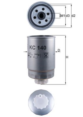 Fiat Ducato / Alfa Romeo / Peugeot Boxer Yakıt Filtresi MAHLE
