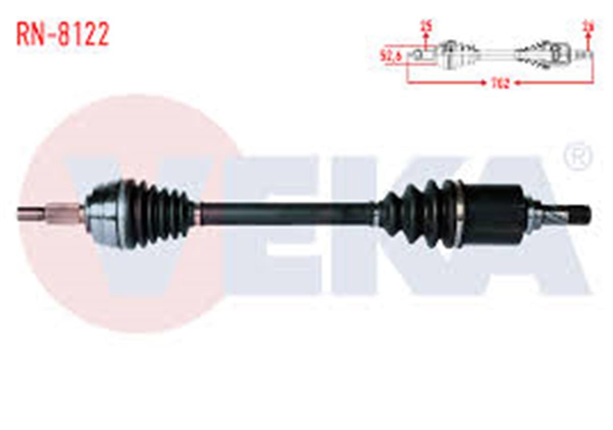 Duster 1.5 Dcı 4X2 Aks Komple Ön Sol  2012-