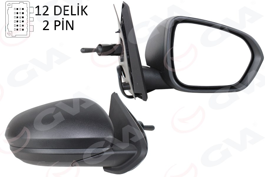 Dacia Duster Sağ Mekanik Sinyalsiz Sensörlü Dış Dikiz Aynası