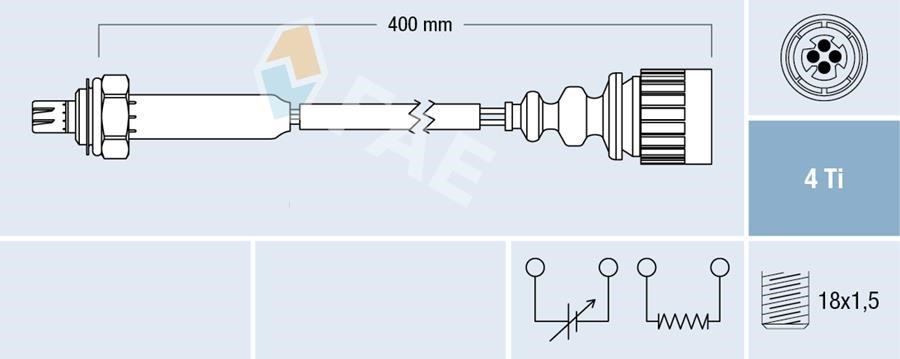 BMW M50 E36 Katalizör Öncesi Oksijen Sensörü FAE