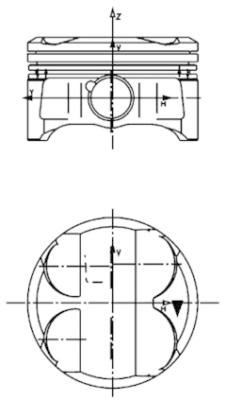 BMW E46 E87 E90 E84 Piston Segman 84.50mm KOLBEN