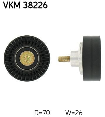 BMW E46 Volvo XC90 Alternatör Gergi Rulmanı SKF