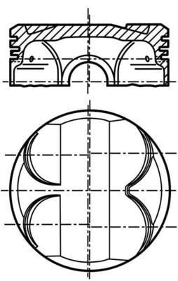 BMW N42 N40 N45 E46 E90 E87 E92 Piston Segman STD 84.00mm MAHLE