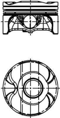 BMW E60 E87 E90 E92 E93 Piston Segman 84.00mm STD KOLBEN