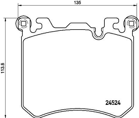 BMW E70 F15 E71 F16 M Performance Ön Fren Balatası BREMBO