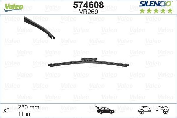 BMW E81 E87 Arka Silecek Süpürgesi 280 mm VALEO