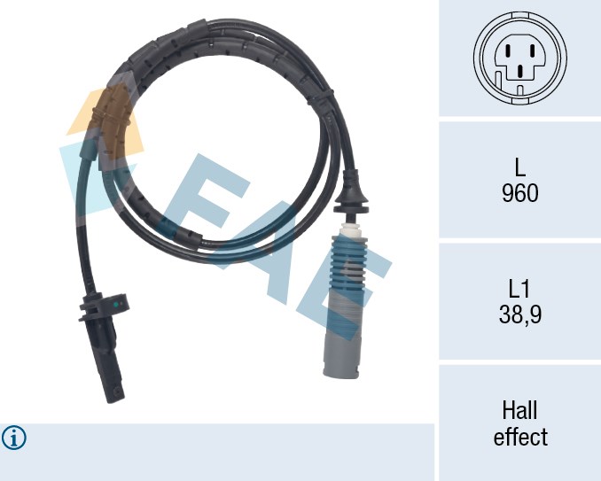 BMW E81 Arka ABS Sensörü FAE