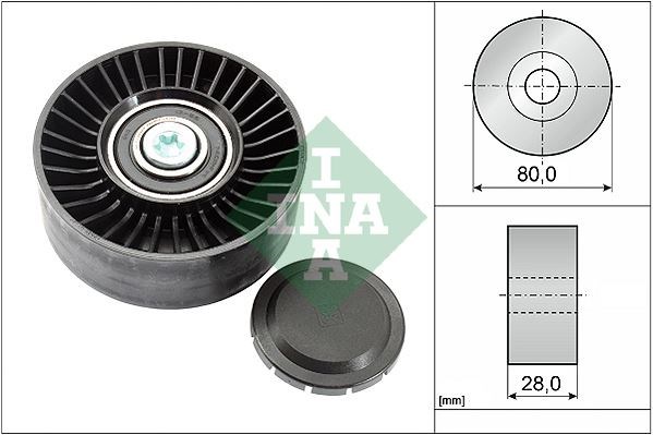 BMW E81 E82 E87 E88 E90 E91 E92 E93 E60 E61 F10 F11 E89 Kayış Gergi Rulmanı INA