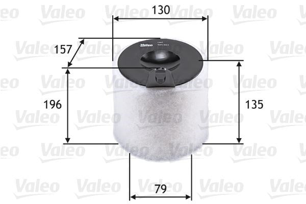 BMW N43 N45 N46 E81 E82 E87 E88 E90 E91 E92 E93 E84 Hava Filtresi VALEO
