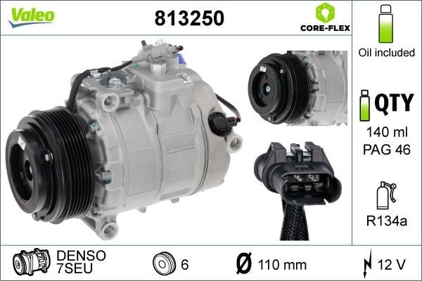 BMW E81 E82 E87 E88 E90 E91 E92 E93 E60 E61 E63 E64 Klima Kompresörü VALEO