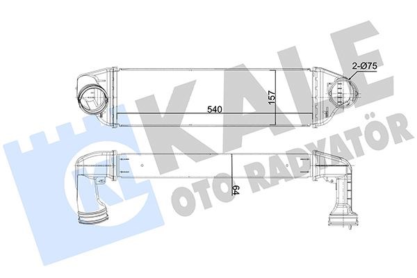 BMW N47 M57N2 E83 Turbo Radyatörü [05-11] KALE-RADYATOR