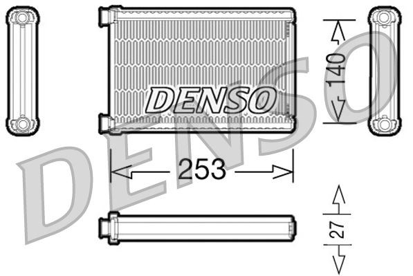 BMW E87 E90 F26 F25 E84 E92 E91 E81 Kalorifer Radyatörü DENSO