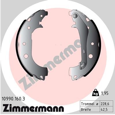 Ford Ecosport Arka Pabuçlu Balata ZIMMERMANN