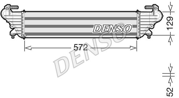 Fiat Egea 500L Turbo Radyatörü Intercooler DENSO