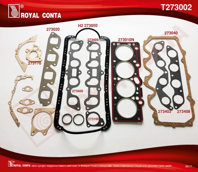 Ford Escort 1.3 1.6 Takım Conta ROYAL