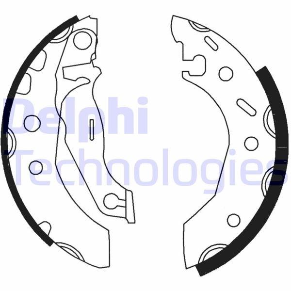 Ford Escort Fiesta Ka Puma Mazda 121 Arka Fren Pabucu DELPHI