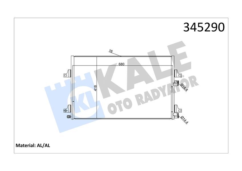 Renault Espace IV Kondenser KALE-RADYATOR