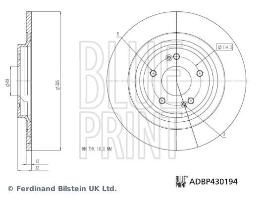 Kia EV6 Fren Diski BLUEPRINT