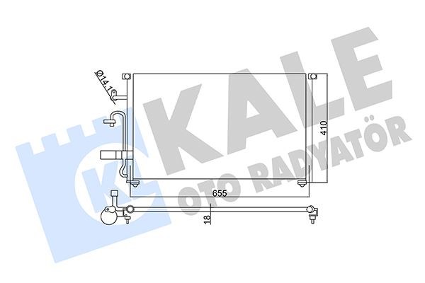 Chevrolet Evanda Kondenser KALE-RADYATOR