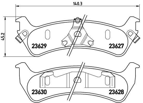 Ford Explorer Arka Disk Fren Balatası VALEO