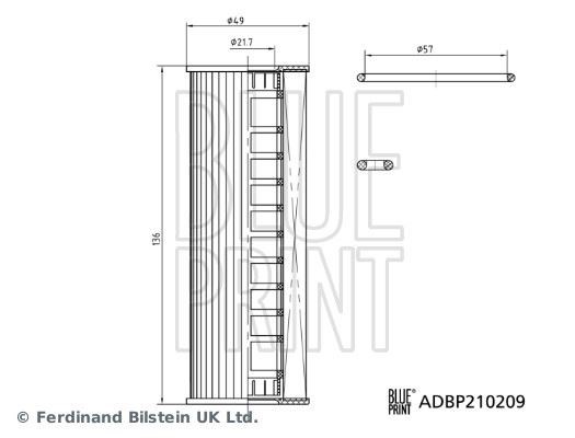 Ford Explorer Yağ Filtresi BLUEPRINT