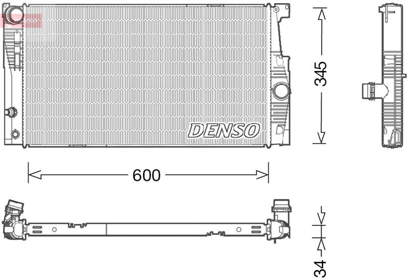 BMW F07 F10 F11 F18 N20 Motor Su Radyatörü DENSO