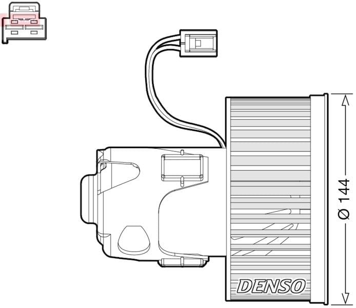 BMW F07 F10 F11 F18 F12 F13 Kalorifer Motoru DENSO