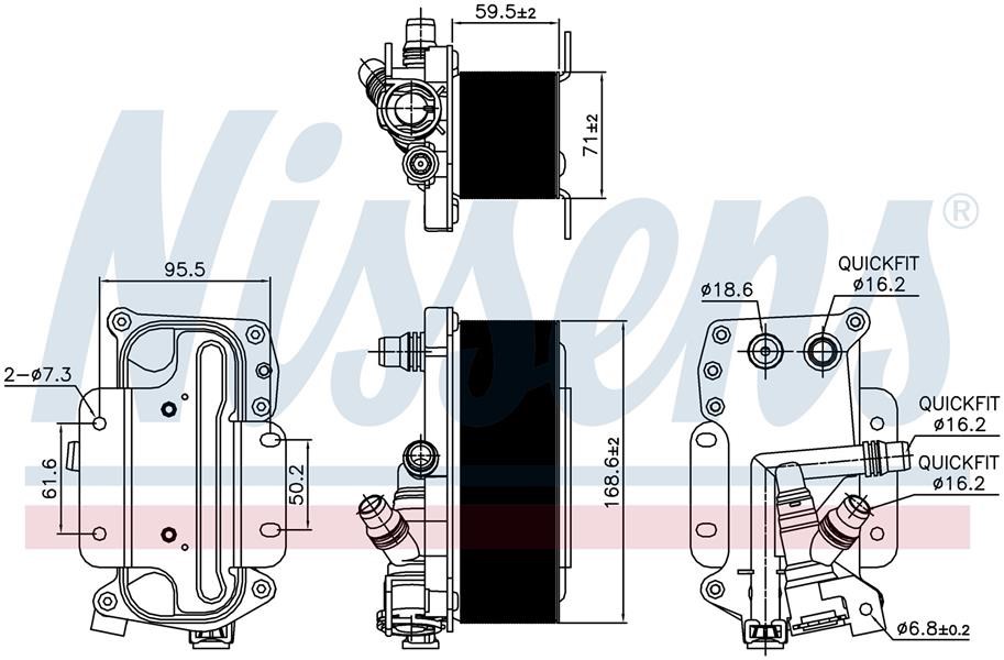 BMW F10 F11 N20 Otomatik Şanzıman Yağ Soğutucusu RADISEN