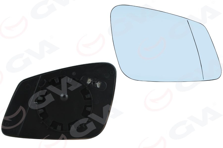 BMW F10 E60 E63 E64 F01 F02 F04 Ayna Camı Sağ Mavi Asferik Isıtmalı GKL