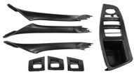 BMW F10 F18 Kapı Tutamak Seti 7 Parça Katlamalı Karbon Fiber GKL