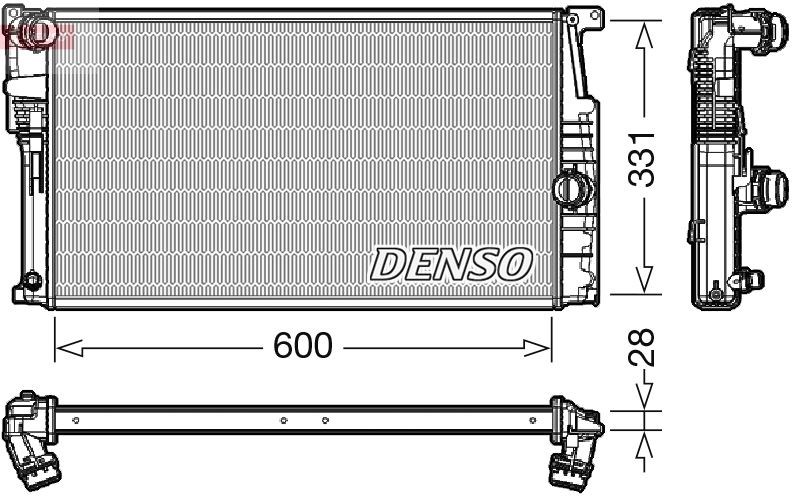 BMW F20 F21 F22 F23 F30 F31 F34 F35 F32 F33 F36 N13 N47 B47 Motor Su Radyatörü DENSO